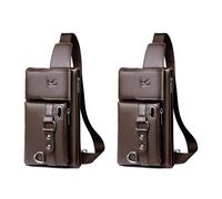 2X Unisex Monospalla Multifunzione Borsa Un Tracolla di Grande Cap2761