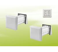 2x Unità di ventilazione compatta Stiebel Eltron LWE 40 + pannello di controllo nel set di ventilazione
