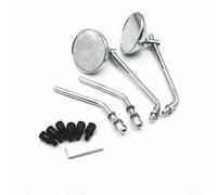 2x Universal Motorbike 8mm 10mm Specchietti retrovisori laterali Scooter Offroad