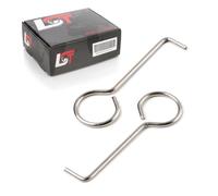 2x Universale original LST Copertura Ruota Cerchio Copricerchi Gancio Metallo