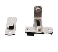 2X Untarnished Sliding Door Hook Strong Security Screw For Barn Fashion Entrances Pet Cage Security Simple Door Secure