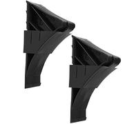 2x Unterlegen Tirante Freno Radkeil Trailer Rimorchio Caravan Nero con Supporto
