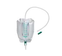 2x Urimed Tribag Plus Urin-Beinbeutel 800ml, 40cm 3-K, Sacca Urina B. Braun