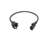 2X US NEMA 6-15P to IEC320 C13 AC Power Cord, 15A/250V Computer 3X2.08mm Extension Cable(US Plug)