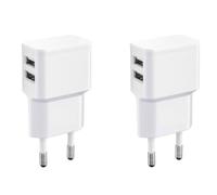 2x USB Alimentatore Caricabatteria Doppel-Usb-Charger 2,4A Corrente Carica 90 °