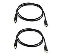 2X USB-C USB 3.1 Tipo C Maschio A USB 2.0 Tipo B Cavo Dati Cavo Telefonico Stampante