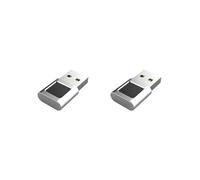 2X USB Lettore di Impronte Digitali Modulo Dispositivo Scanner Biometrico per Windows 10/11/Hello Dongle Laptops PC Sicurezza Chiave USB