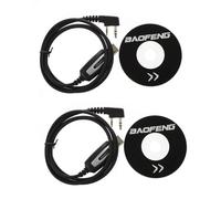 2X USB Programming Cable + Driver CD for Two Way Radio UV-5R BF-888S BF-F8