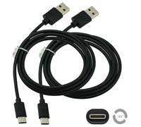 2X USB Tipo C Dati Cavo di Carica per Samsung Galaxy S20 S21 S22 S23 Plus Ultra