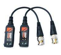 2x UTP Cavo 10 CM Vite Lock A BNC Spina per HD Telecamere Adattatore Nera