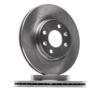 2x VALEO 186208 Disco freno Anteriore per RENAULT CLIO II (BB0/1/2, CB0/1/2)