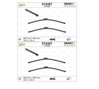 2x Valeo 574307 Tergicristallo Frontale per Mercedes-Benz W203 S203 CL203 C209