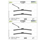 2x Valeo 577950 Tergicristallo Frontale per BMW G08 Jaguar e-Pace Alpina XD3