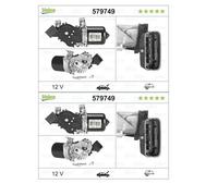 2X Valeo 579749 Motore Tergicristallo Anteriore Per Citroën C3 I FC FN DS DS3 SA