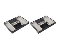 2X Valet Tray per Men, Tray, Comodino Organizer, Organizer Da Tavolo, S9892