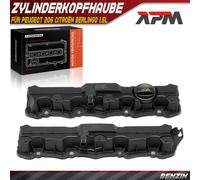 2x Valvola Coperchio Testata Di + Un per Peugeot 206 Citroën Berlingo 1.6L
