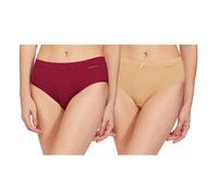 2x Van Heusen mutandine hipster da donna in cotone antibatterico - spandex di...