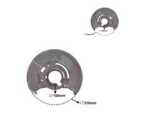 2X VAN WEZEL Ankerblech Spritzblech Bremsscheibe Davanti Per BMW 3er Cabriolet
