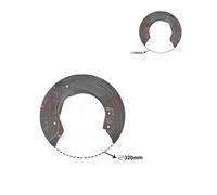 2x VAN WEZEL Piastra di Ancoraggio Lamiera Paraspruzzi Disco Frontale per BMW