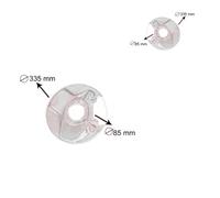 2x VAN WEZEL Piastra di Ancoraggio Lamiera Paraspruzzi Disco Posteriore per
