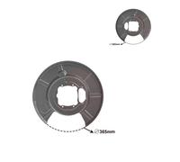 2x VAN WEZEL Piastra di Ancoraggio Lamiera Paraspruzzi Disco Posteriore per BMW