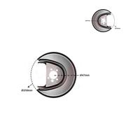 2x VAN WEZEL Piastra Di Ancoraggio, Piastra Paraspruzzi, Disco Freno posteriore