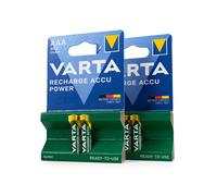 2x VARTA 56703 Batteria Micro AAA 800mAh BL2