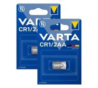2x VARTA CR1/2AA Batteria Al Litio 3V CR14250 6127 BR14250 BR1/2AA