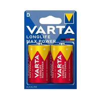 2x VARTA Longlife Max Power D LR20 Batterie Alcaline Mono MN1300 1.5V