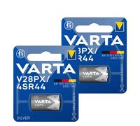 2x Varta V28PX 4SR44 6.2V Batterie Telecomando Fotocamera Prodotte In Germania