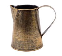 2X(Vaso In Metallo Brocca Shabby Portafiori Vaso In Metallo con 6111