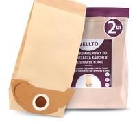 2x Vellto Sacchetto per Aspirapolvere Compatibili con Kärcher 6.904-143 SE 5.100 6.100 3001 3004 WD 2.400 2.500 NT181 A 2701 2801 2120 2120ME K 223 2501 2501TE 2601 3000 Sacchetti di Ricambio