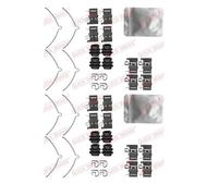2x Veloce Brake 109-0001 Set Accessori Disco Freno Frontale per Toyota Lexus