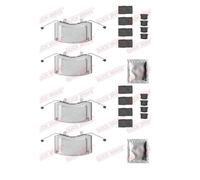 2x Veloce Brake 109-0051 Set Accessori Pastiglia Freno a Disco Frontale per VW