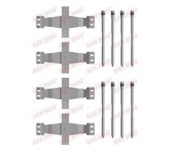 2x Veloce Brake 109-0122 Set Accessori Disco Freno Frontale per Volvo Tesla