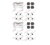2x Veloce Brake 109-0156 Set Accessori Disco Freno Posteriore per Citroën