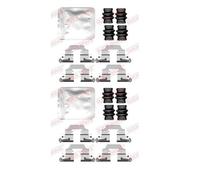 2x Veloce Brake 109-0158 Set Accessori Disco Freno Posteriore per Renault Nissan