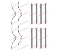 2x Veloce Brake 109-1061 Set Accessori Disco Freno Frontale per Mazda 323 III