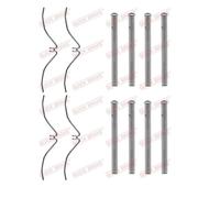2x Veloce Brake 109-1061 Set Accessori Disco Freno Frontale per Mazda 323 III