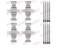 2x Veloce Brake 109-1643 Set Accessori Disco Freno Frontale per Mercedes-Benz