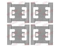 2x Veloce Brake 109-1688 Set Accessori Disco Freno Frontale per Opel Renault