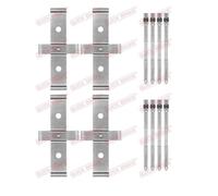 2x Veloce Brake 109-1694 Set Accessori Pastiglia Freno a Disco Ant. per Renault