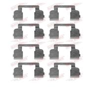 2x Veloce Brake 109-1698 Set Accessori Disco Freno Frontale per Renault Dacia