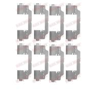 2x Veloce Brake 109-1716 Set Accessori Disco Freno Frontale per VW Mercedes