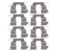 2x Veloce Brake 109-1750 Set Accessori Disco Freno Posteriore per Honda