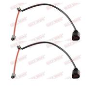 2x Veloce Brake WS 0426 A Contatto Usura Pastiglie Freno Frontale per Seat Audi