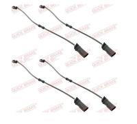 2x Veloce Brake WS 0427 A Contatto Usura Pastiglie Freno Frontale per Audi A8