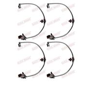2x Veloce Brake WS 0493 A Contatto Usura Pastiglie Freno Posteriore per VW