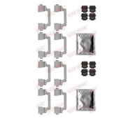 2x Veloce Del Freno 109-1821 Set Accessori Pastiglia a Disco Ant. per Land Rover