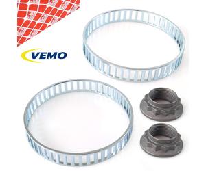 2X VEMO Anello ABS + 2X FEBI Dado Assale Per BMW 1 Serie E81-87 E36-E90 E86 E85